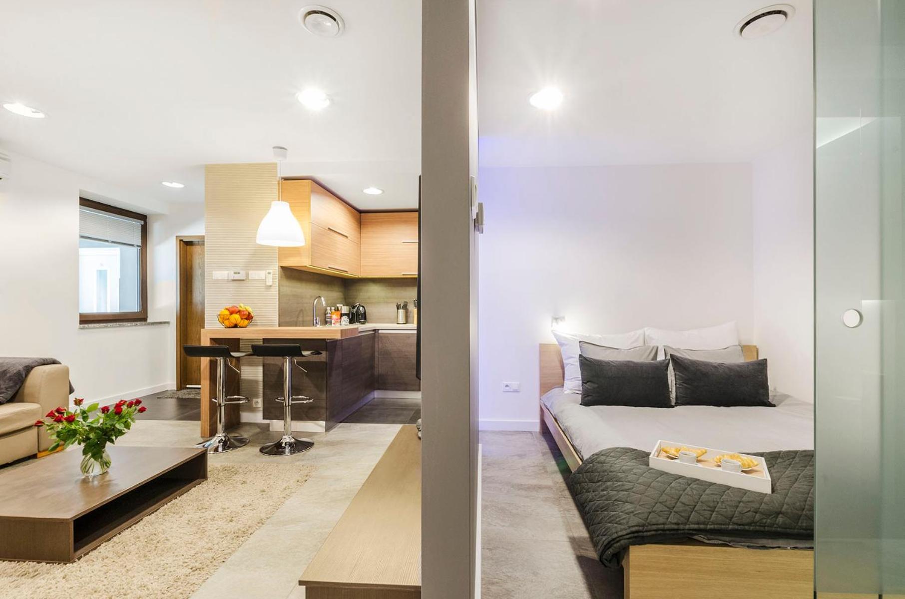 Lupoapartments Kosynierow Klimatyzacja Dostep Na Kod Łódź Chambre photo